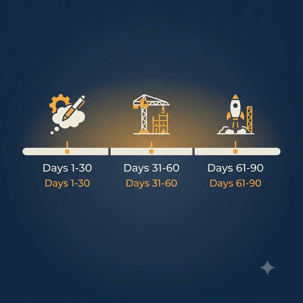 The 90-Day Action Plan to Build Your First Digital Asset