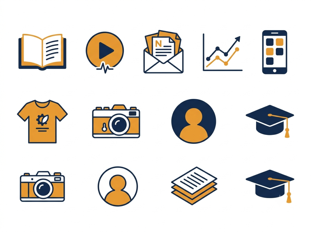 10 Digital Assets Grid:
