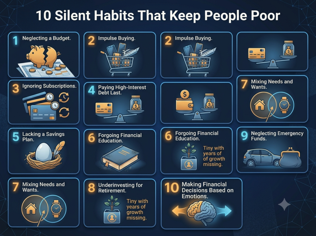 The 10 Silent Habits That Keep People Poor